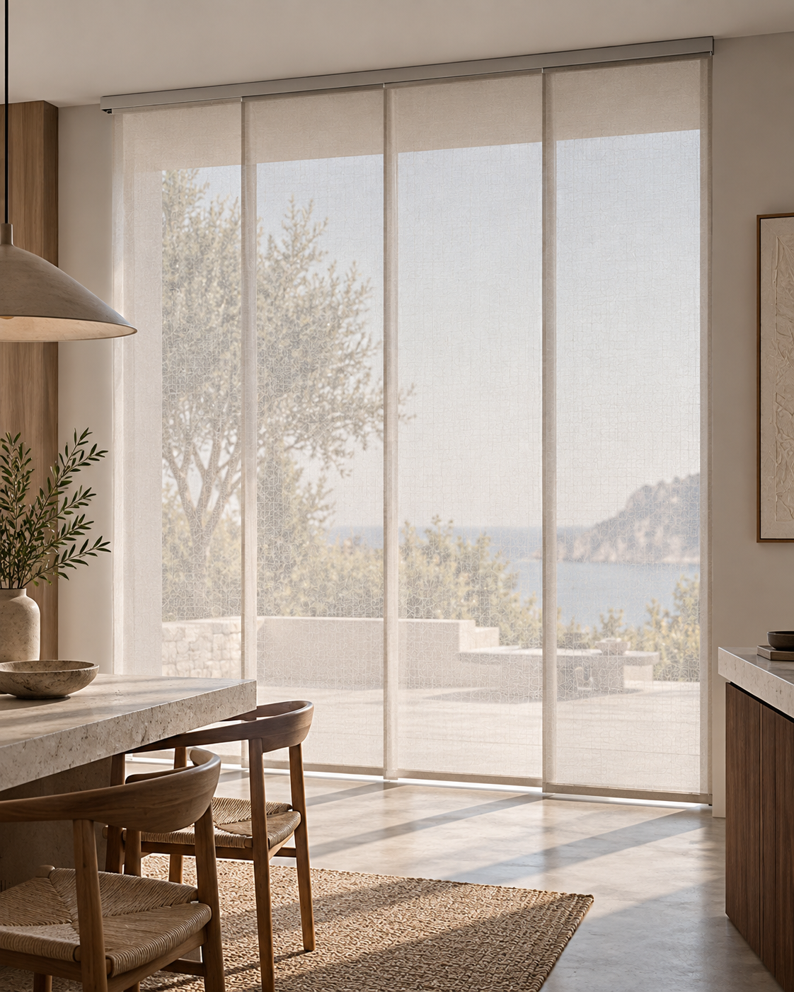 Tenda su Misura a Pannello - Tessuto Microforato Screen