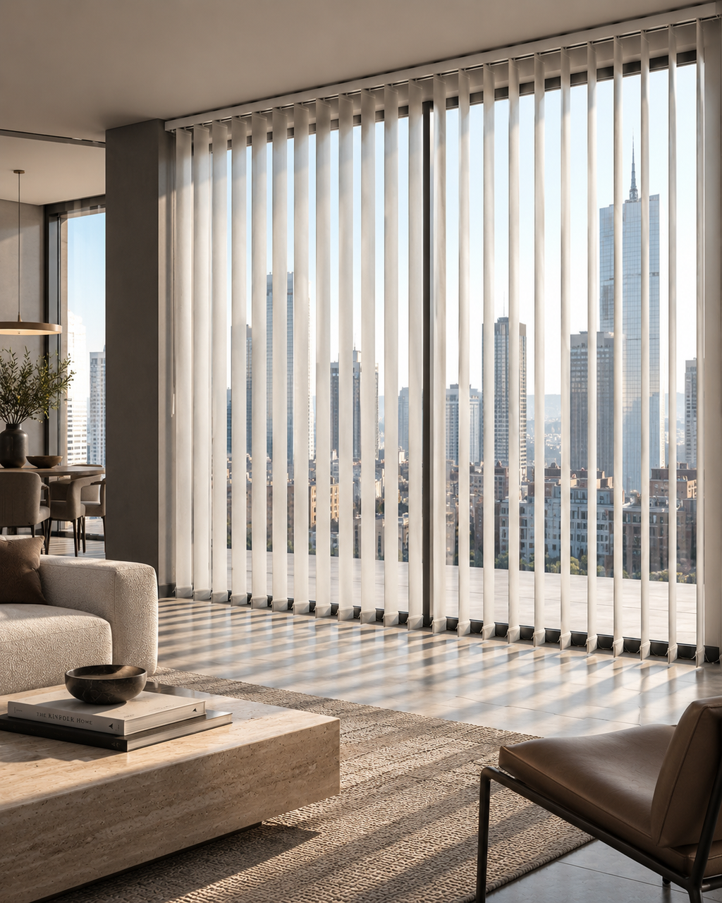 Tenda Verticale su misura – Classic - Tessuto Filtrante